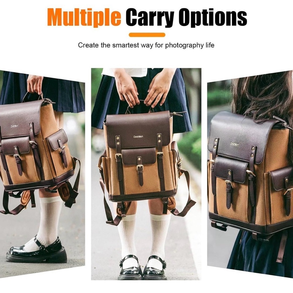 DSLR SLR Tripod Camera Backpack Multiple Storage For A Professional Photographer - Picture 10 of 10